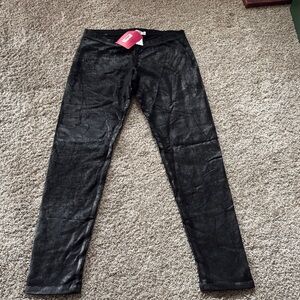 B-Long Boutique Shimmering Black Leggings